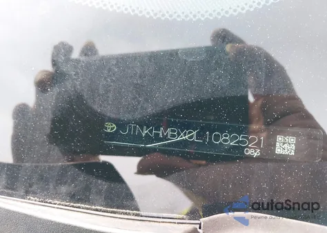 2020 Toyota C-Hr Le z USA, uszkodzony, nr VIN JTNKHMBX0L1082521